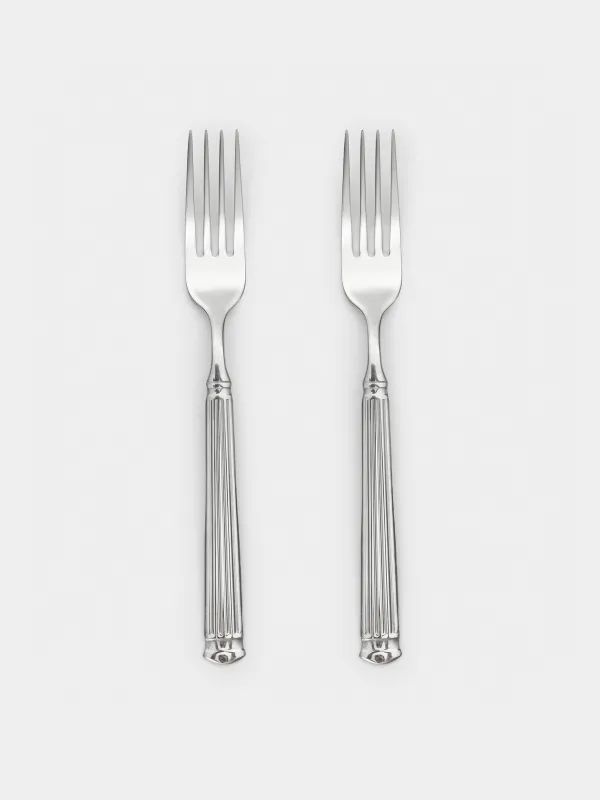 Dining fork, 2 pcs, steel, Strips, Manresa, image-0