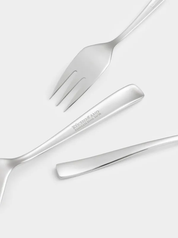Dessert cutlery, 6 pers, 7 pr, steel, Berne, image-5
