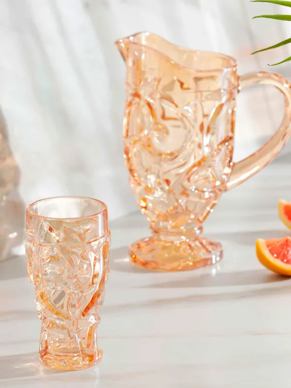 Glass, 15 cm, 270 ml, glass R, amber, Patterns, Gala, image-5