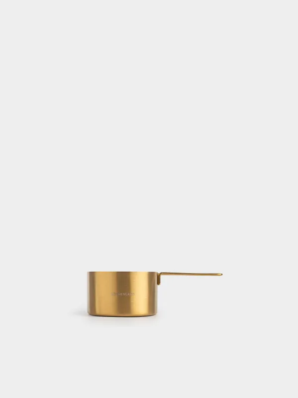 Measuring spoon, 250 ml, steel, golden, Device gold, image-4