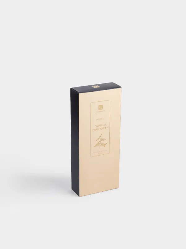 Aroma diffuser, 200 ml, with brush, beige, Vanilla Pink Pepper, Mistral, image-4