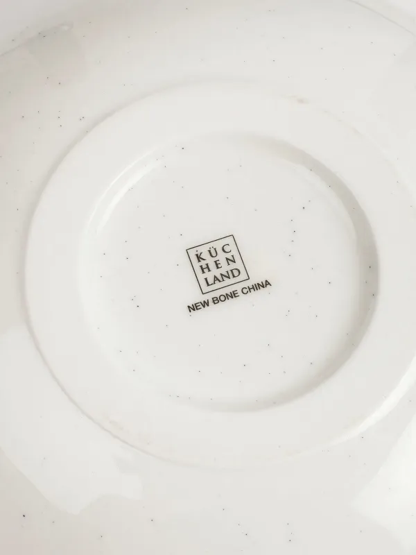 Salad bowl, 22х9 sm, 2 ml, porcelain N, milk, Dots, Boho, image-3