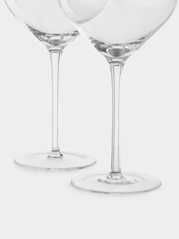 Drinking glass, 480 ml, 2 pcs, crystal glass, Charm L wavy, image-2