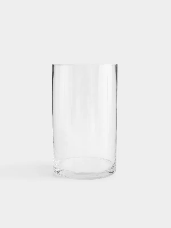 Flower vase, 30 cm, glass, Flask, image-2