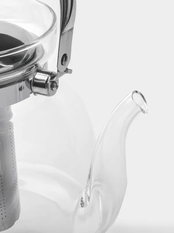 Teapot, 2.8 l, with brew screen, Used glass, Classic, image-1