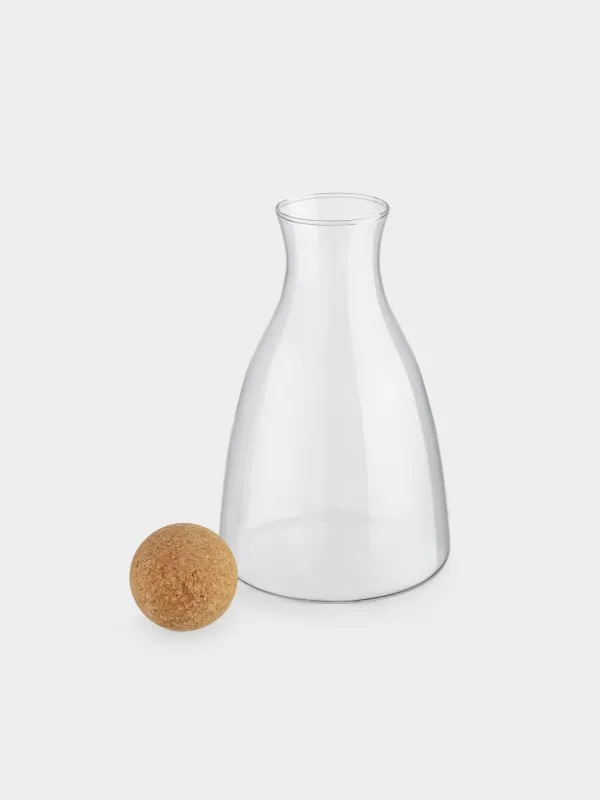 Jug, 1,7 l, with lid, glass B/stopper, Ball, Globe, image-2