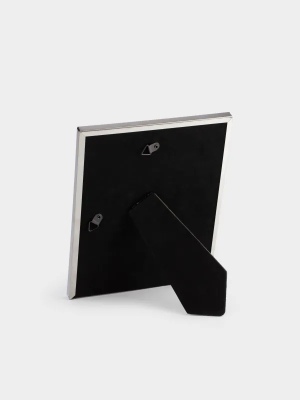 Photo frame, 16x21 cm, with passepartout, steel / glass, silver, Fantastic, image-5