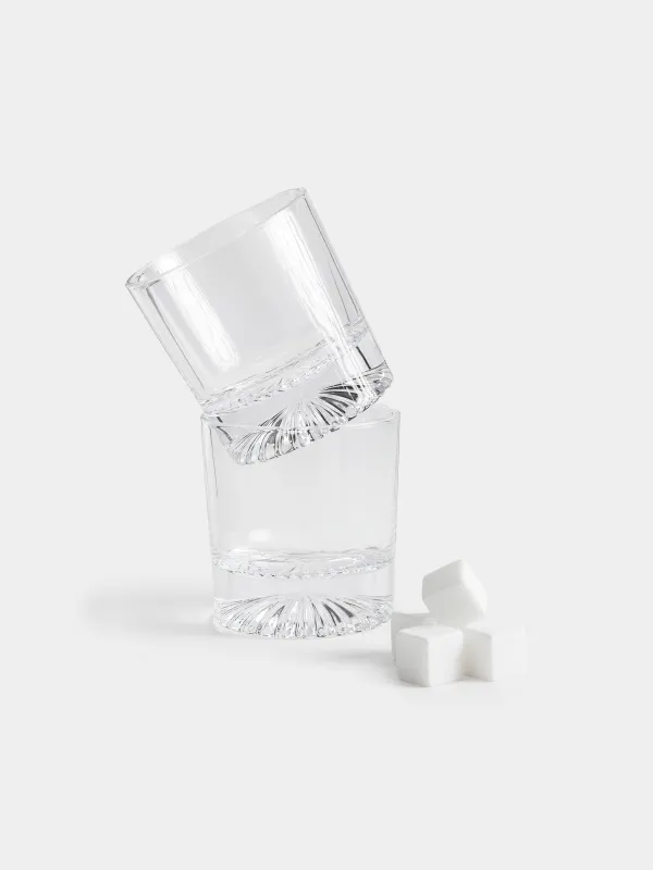 Drink set, 2 persons, 6 items, glasses / cubes, glass R / marble, Valor, image-0