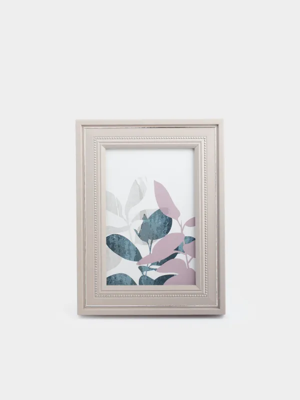 Photo frame, 15х20 cm, plastic / glass, gray, Image, image-1