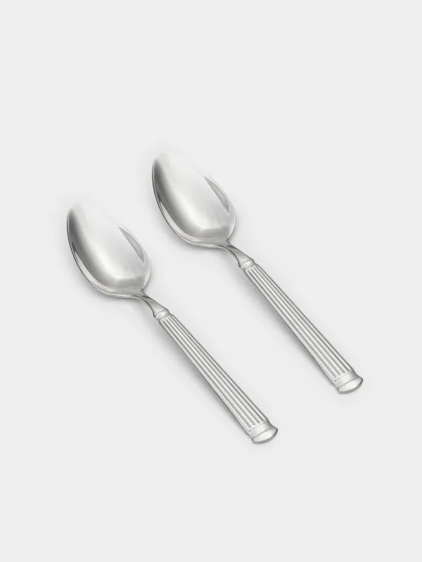 Dining spoon, 2 pcs, steel, Strips, Manresa, image-1