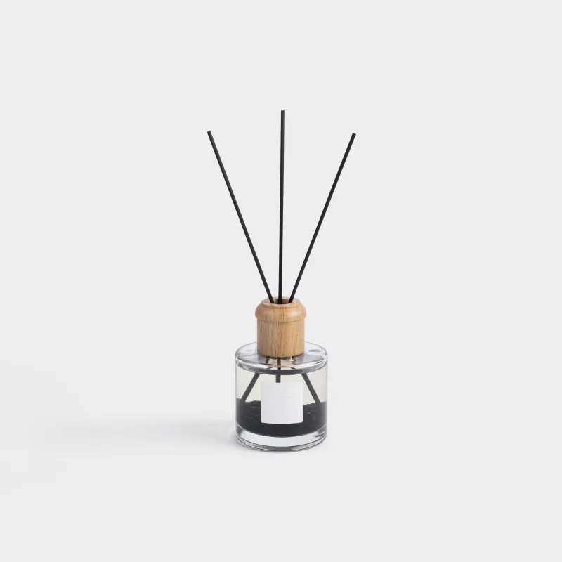 Aroma diffuser, 160 ml, with crystals, black, Oud Minerale, Crystal