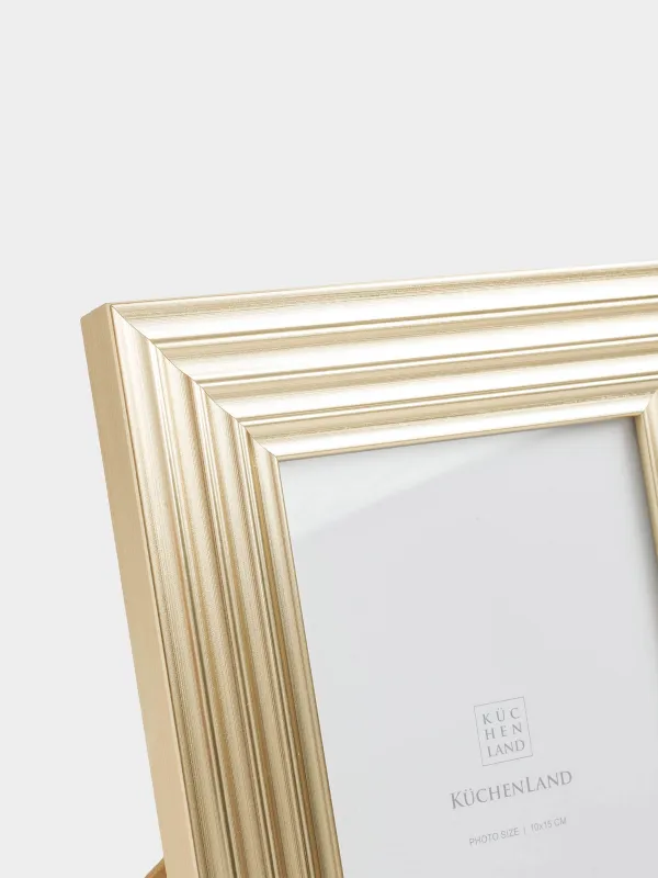 Photo frame, 16х21 cm, plastic / glass, gold, Gallery, image-4