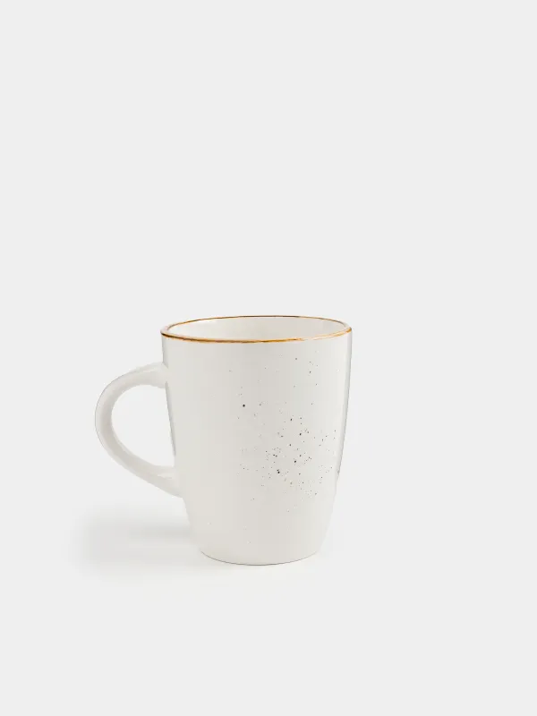 Mug, 350 ml, 2 pcs, milk, speckled, Roxas, image-2