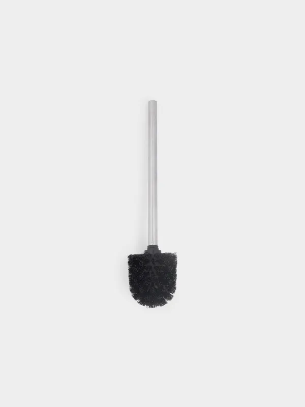 Toilet brush, 39 cm, with automatic stand, rubber / steel, Antei, image-1