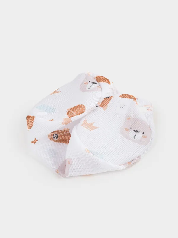 Washing bag for children's clothes, 20x30cm, polyester, Bears, Safety Bear, image-3