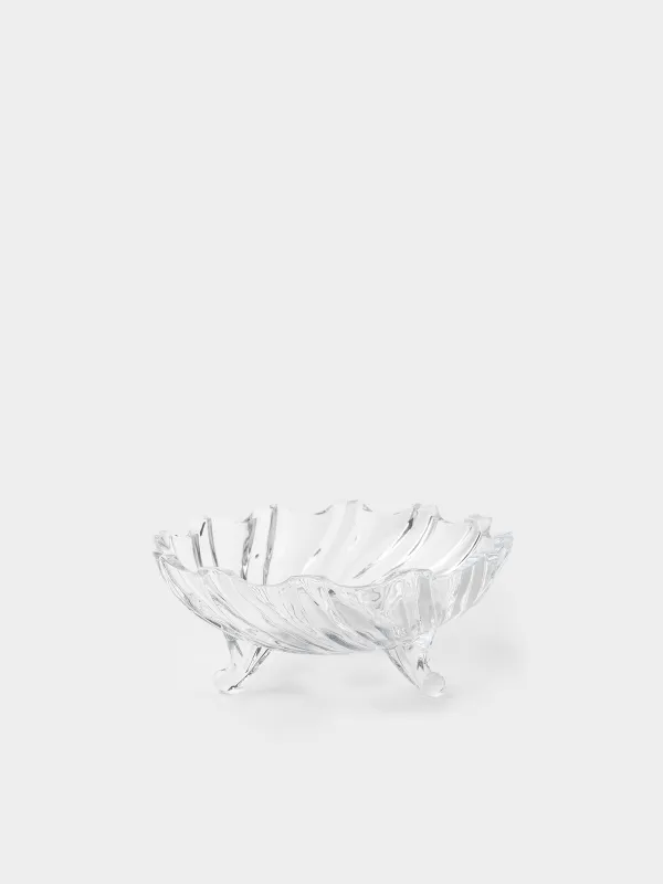 Salad bowl on legs, 23x9 cm, 830 ml, glass R, Torsido, image-0