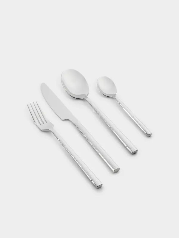 Cutlery, 6 persons, 24 items, steel, Palermo, image-1
