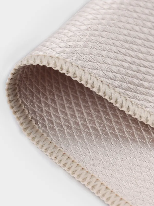 Cloth for glass/plastic/mirrors, 35x35 cm, microfiber, Fish scales, beige-pink, Clean, image-1