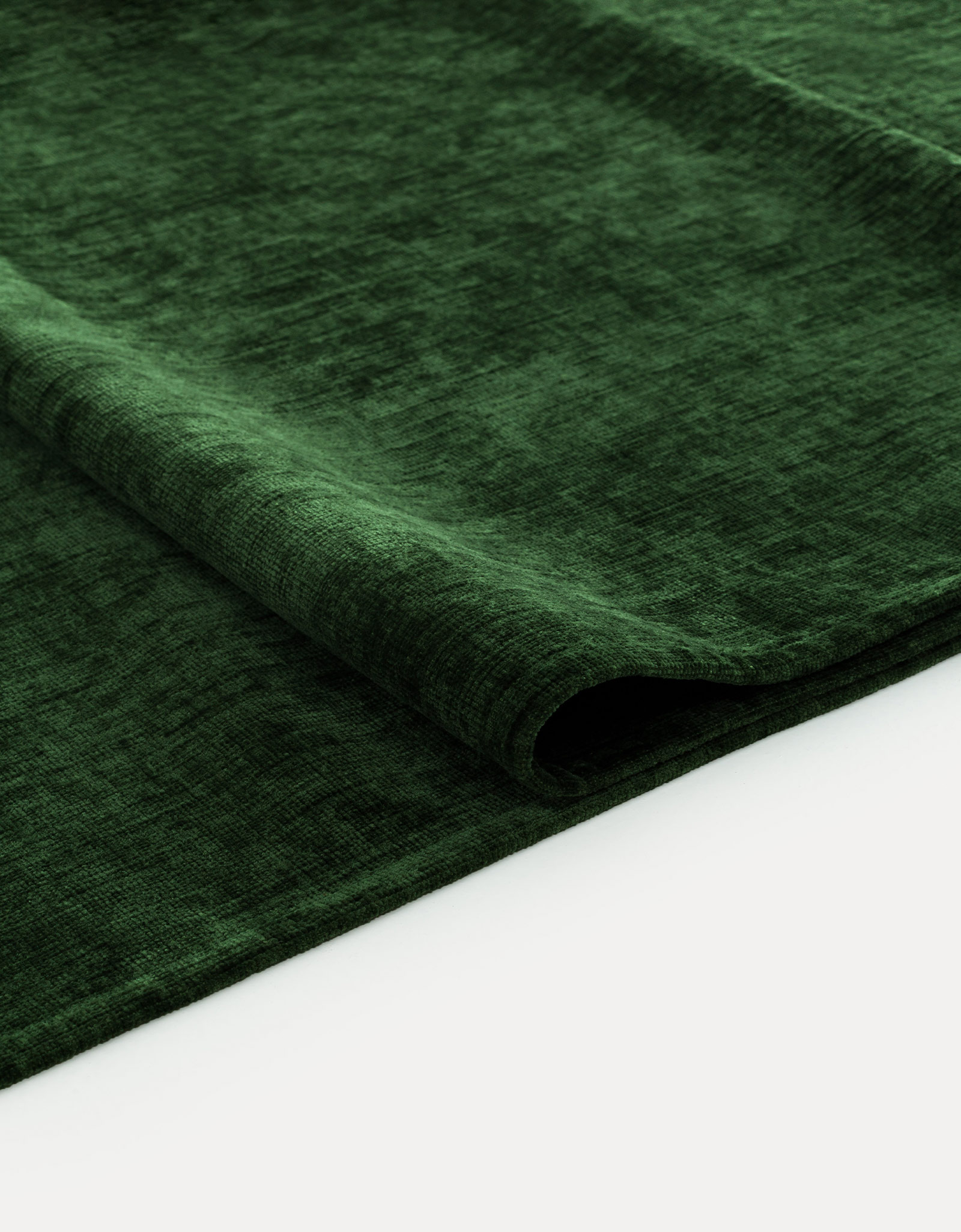 Table runner, 40x160 cm, velvet, green, Grand garden, image-1