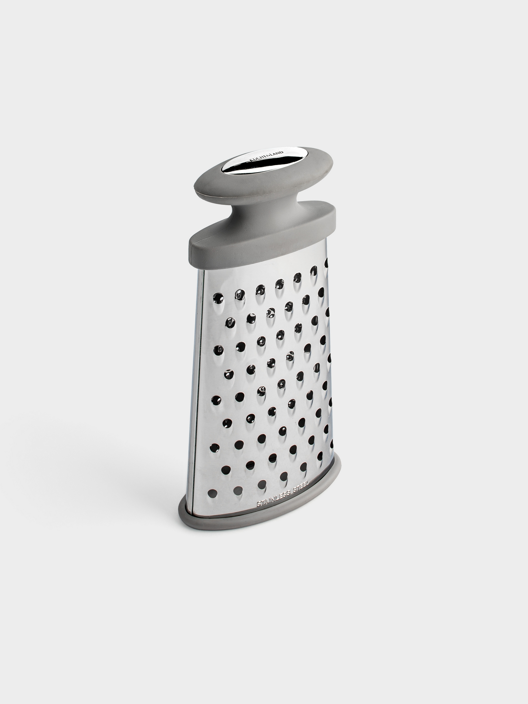 Grater, 15 cm, two-sided, steel / plastic, grey, Thin, image-2