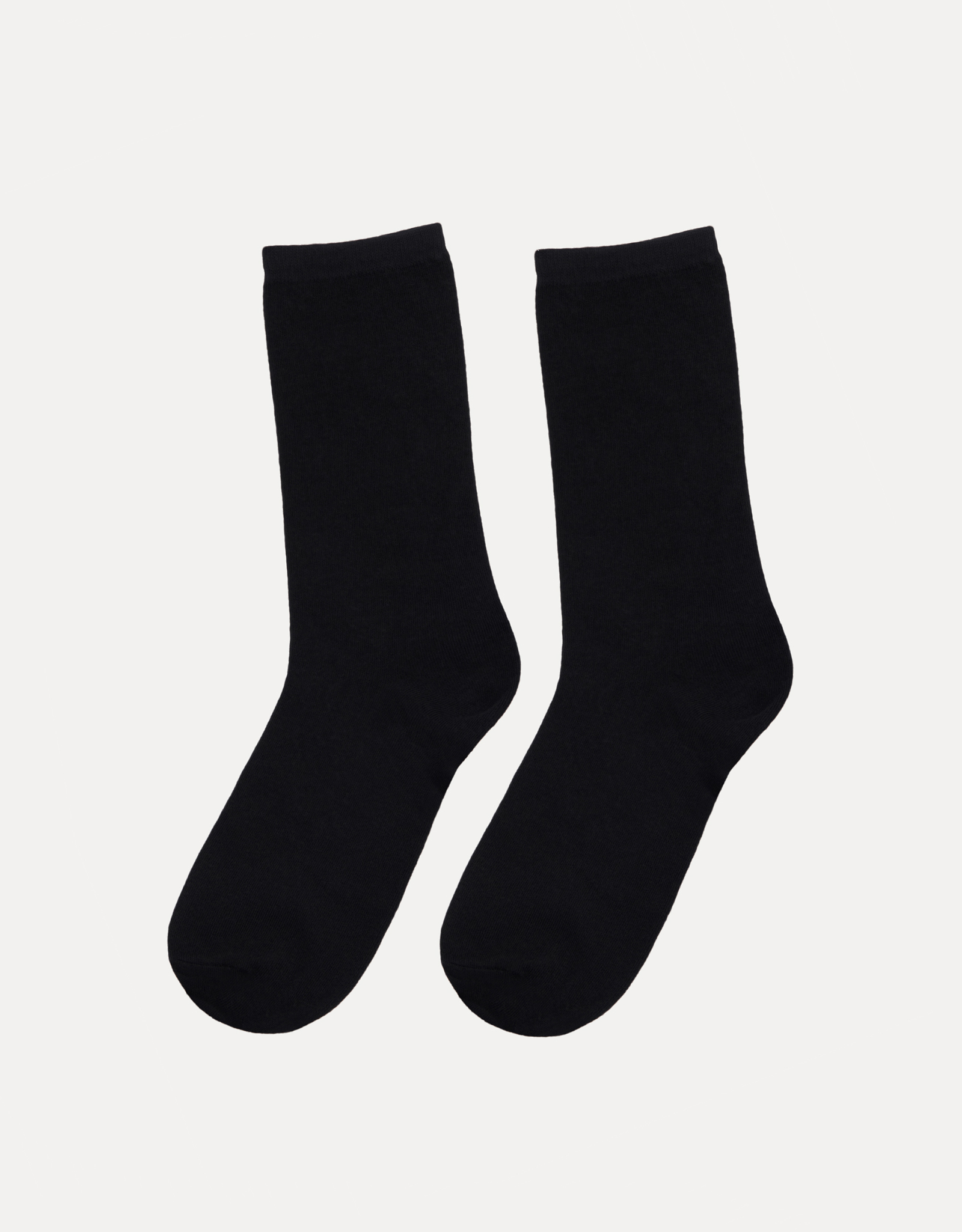 Women's socks, size 36-38, cotton / polyester, black, Basic shade