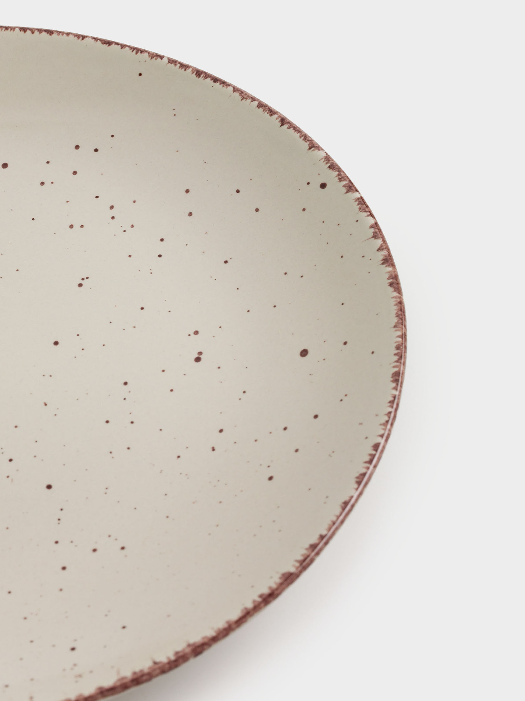 Dinner plate, 27 cm, 2 pieces, ceramic, beige, speckled, Speckled, image-7