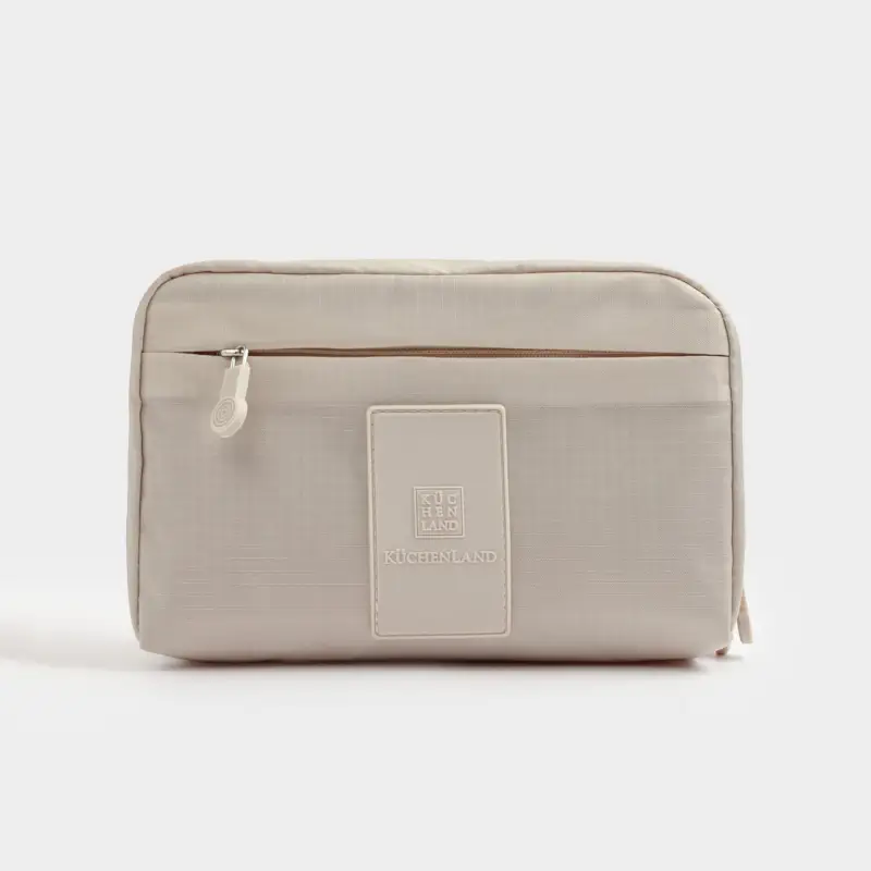Travel Cosmetic Bag, 20х12 cm, polyester, beige, Easy Travel
