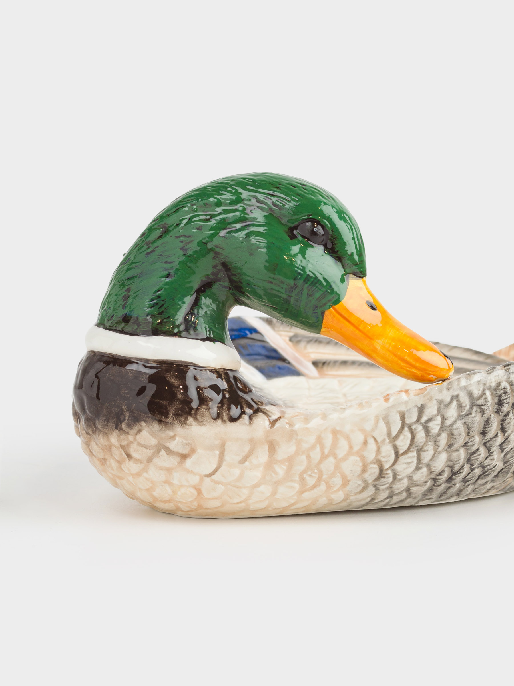 Dish, 30x19 cm, ceramic, Drake, Duck, image-5