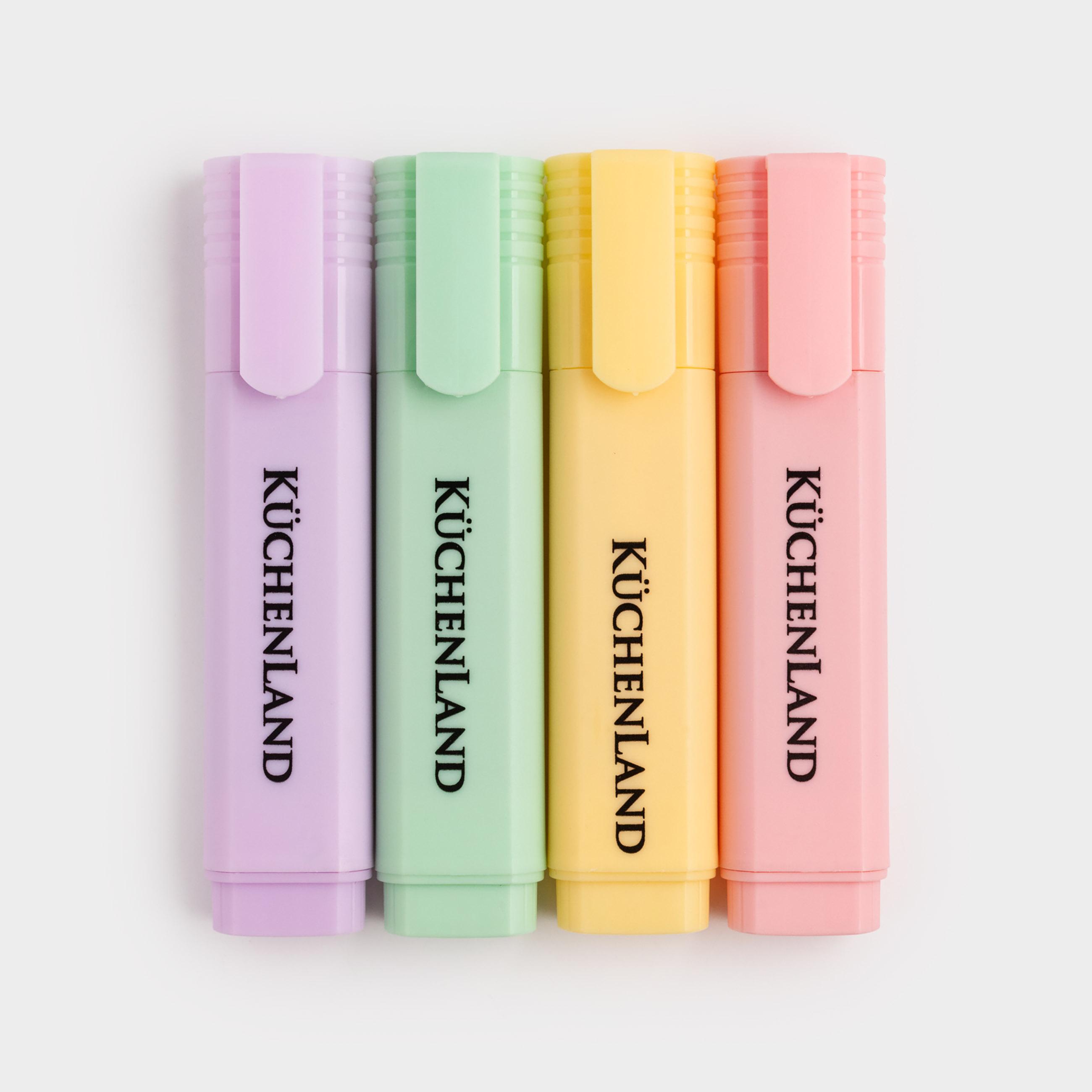 Set of text separators, 4 pcs, plastic, colored, Draw, image-0