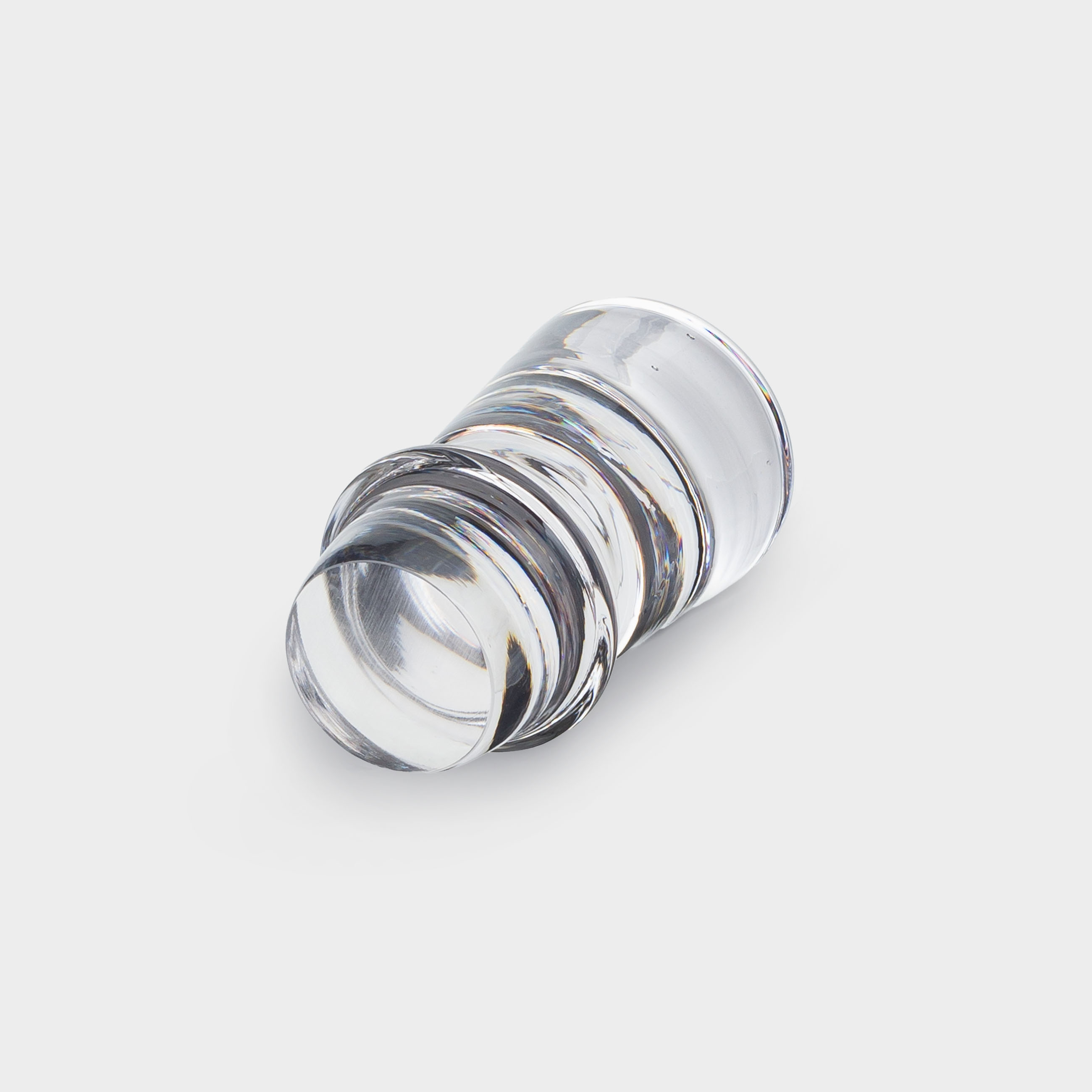 Decanter, 1,1 l, glass / PU leather, Clear devo, image-2