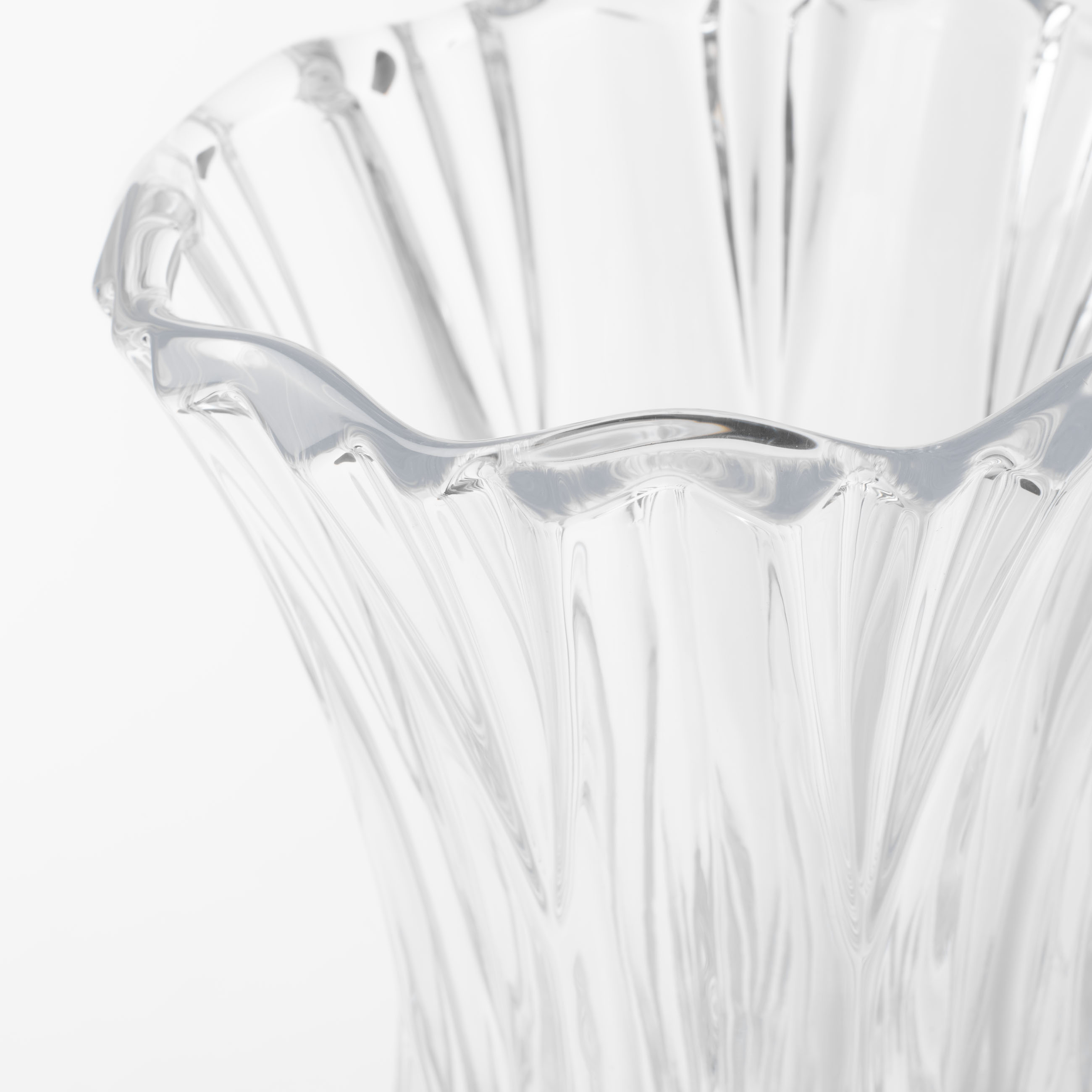 Flower vase, 30 cm, glass R, Ridi
