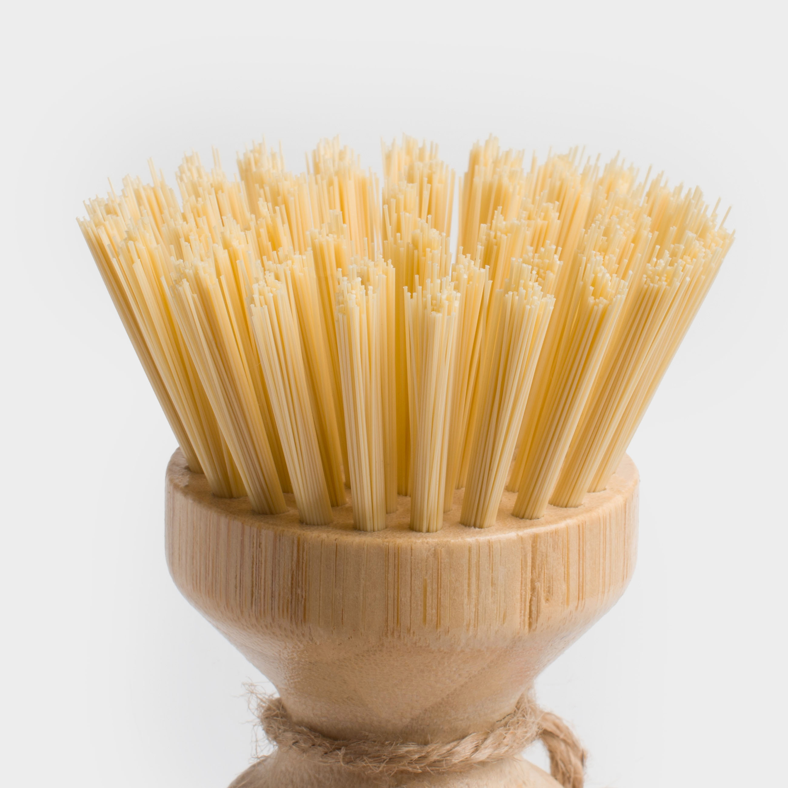 Dish washing brush, 9 cm, on a stand, bamboo / ceramic, Galori