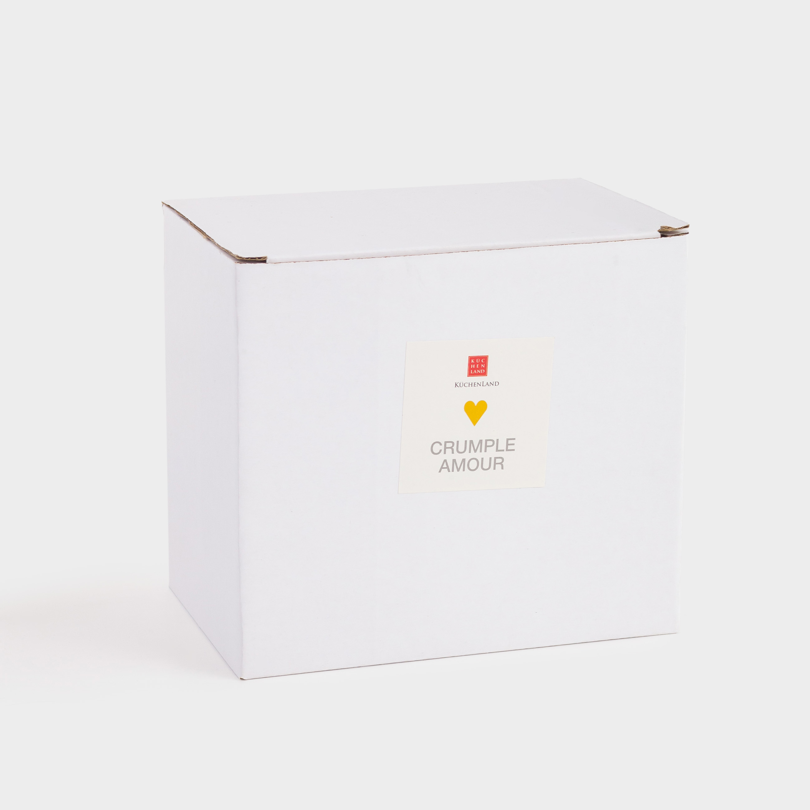 Mug, 500 ml, ceramic, milky gold, Heart, Crumple amour, image-4