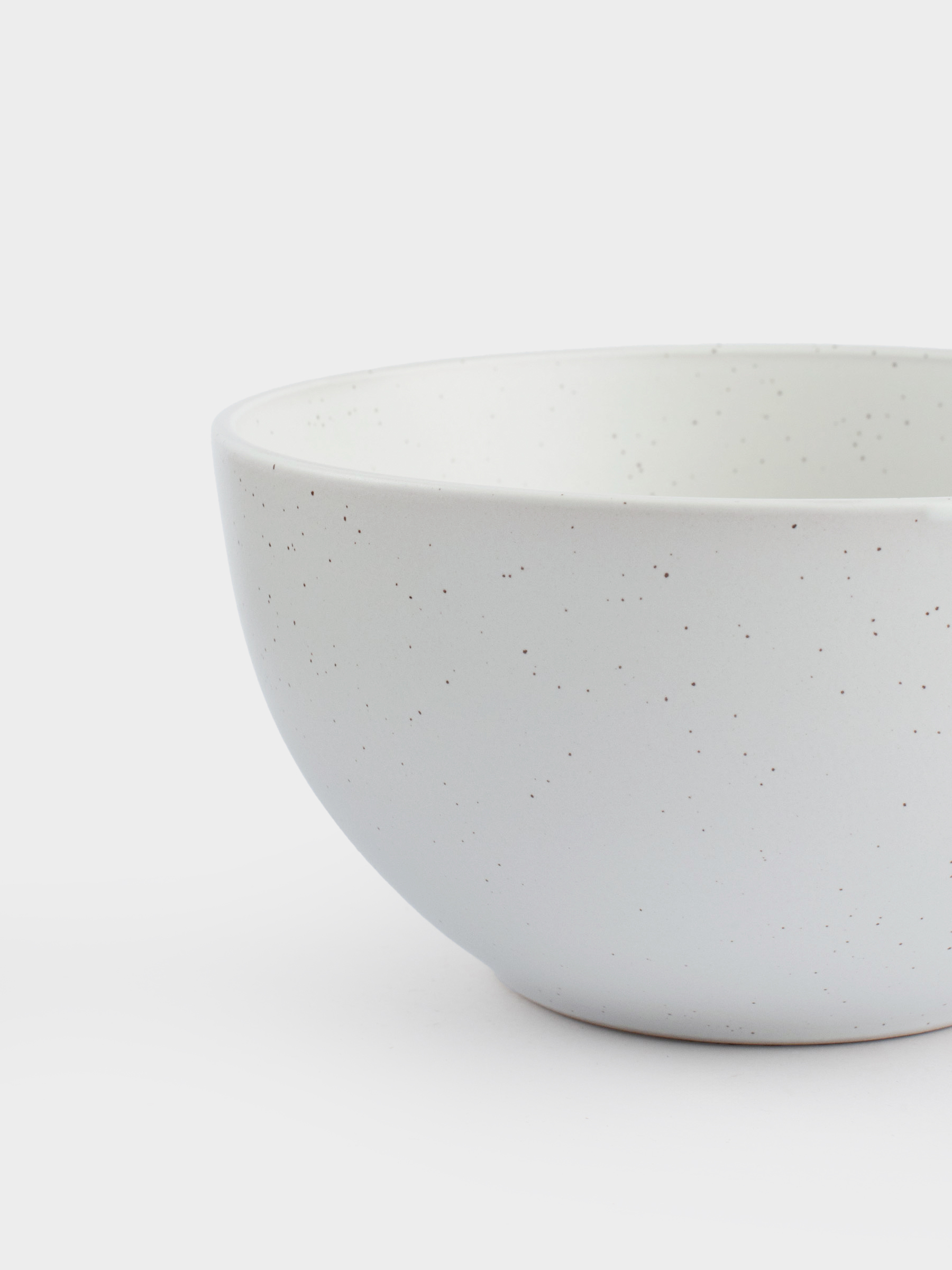 Dining set, 6 pers, 18 pr, ceramic, milk, speckled, Particle, image-7