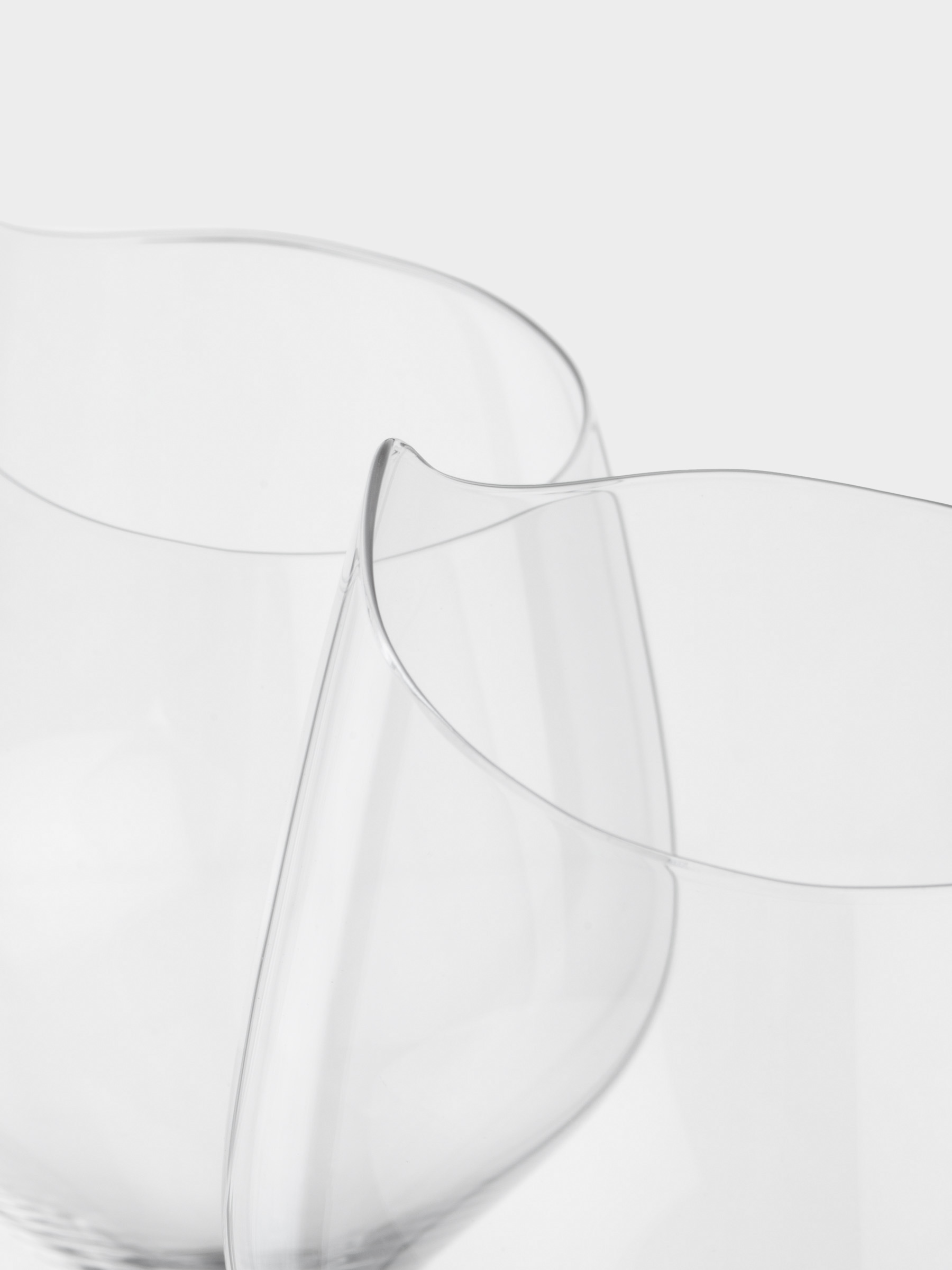 Drinking glass, 400 ml, 2 pcs, crystal glass, Charm L wavy, image-3