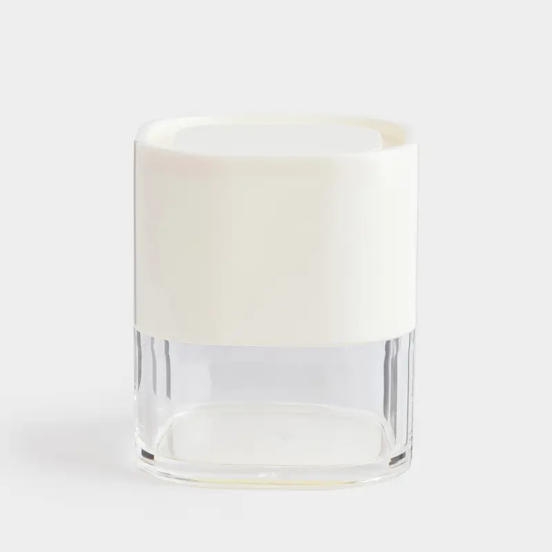 Bathroom box, 8x7 cm, plastic / acrylic, milky, Eleos ,image-0
