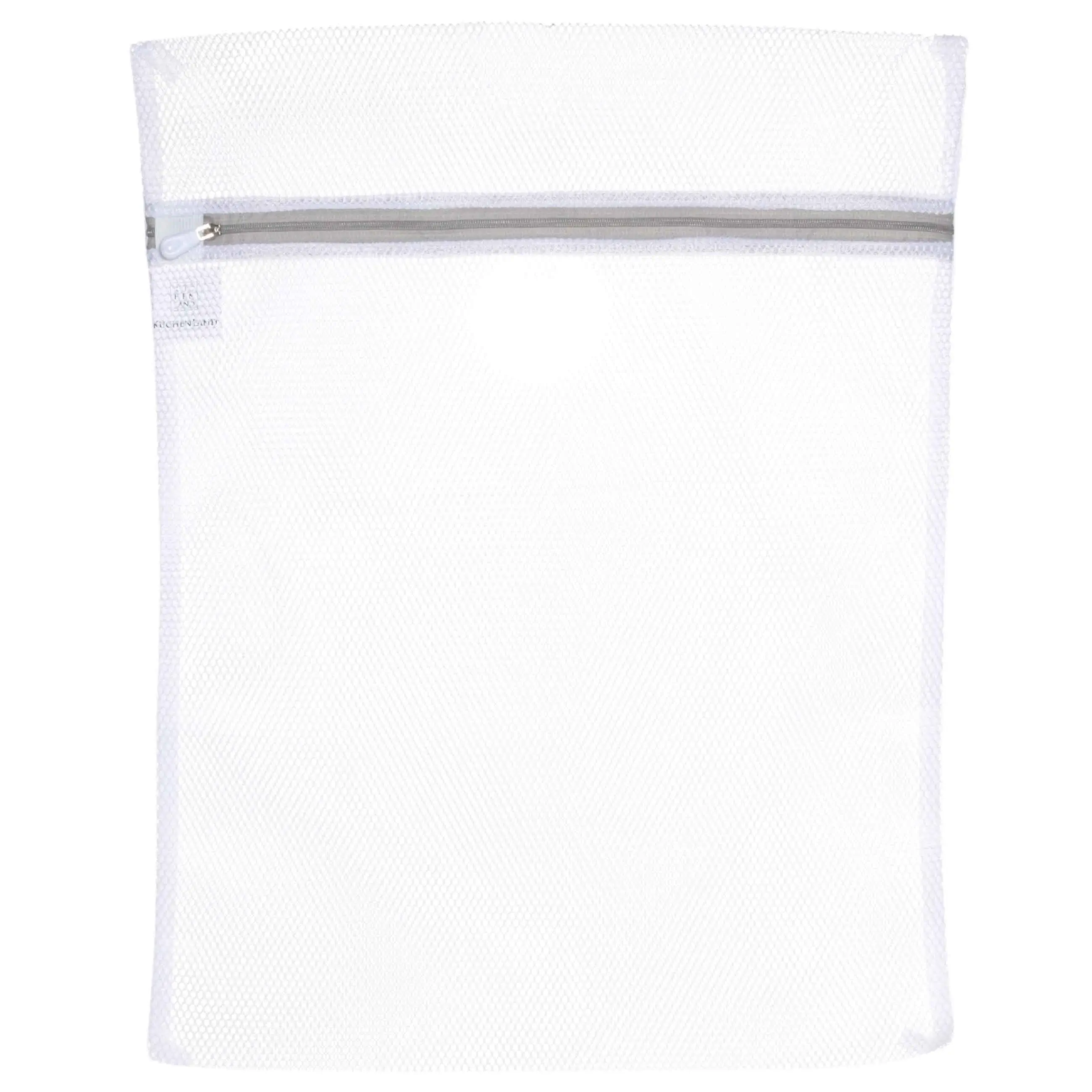 Laundry bag, 40x50 cm, polyester, white-gray, Safety, image-0