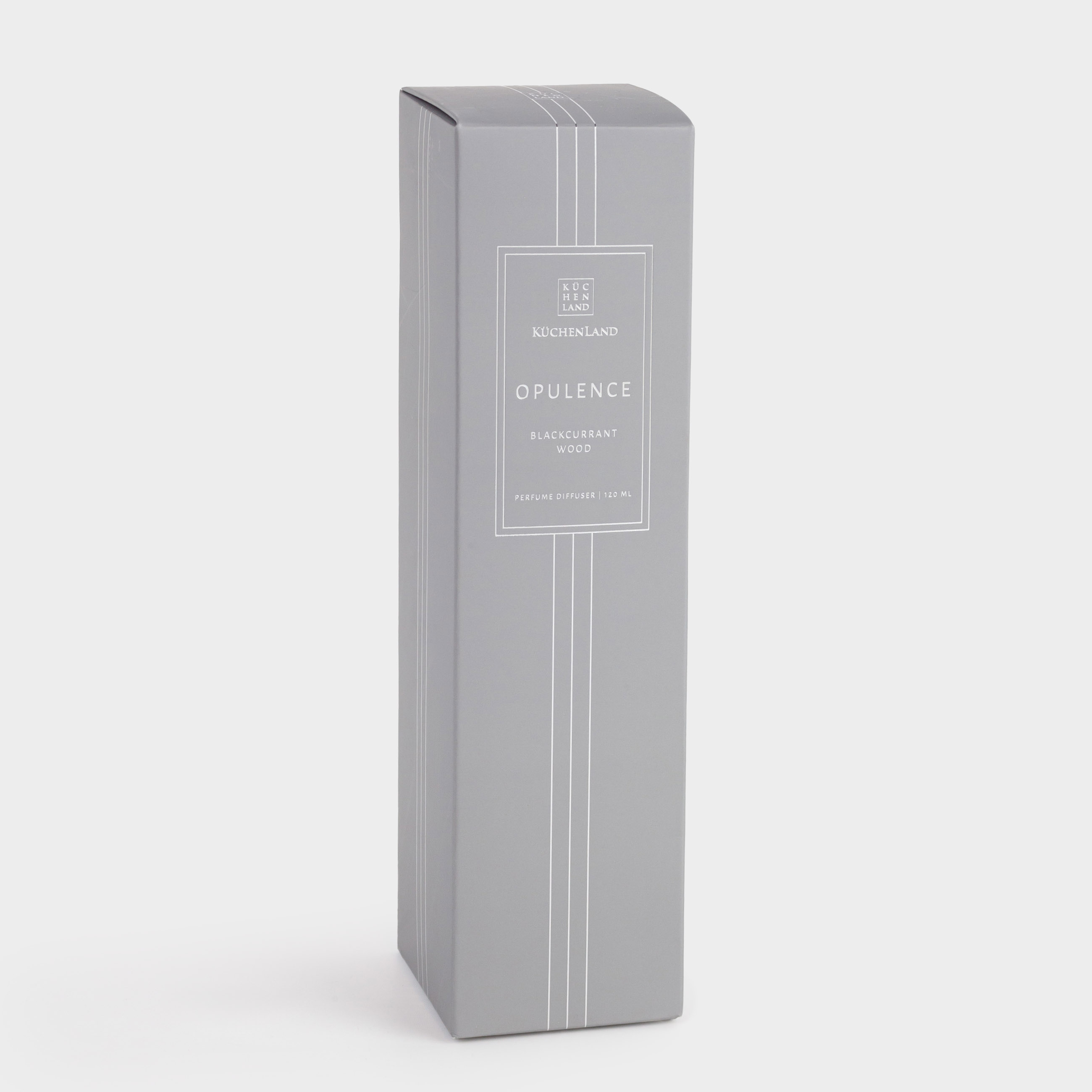 Aroma diffuser, 120 ml, gray, blackcurrant Wood, Opulence