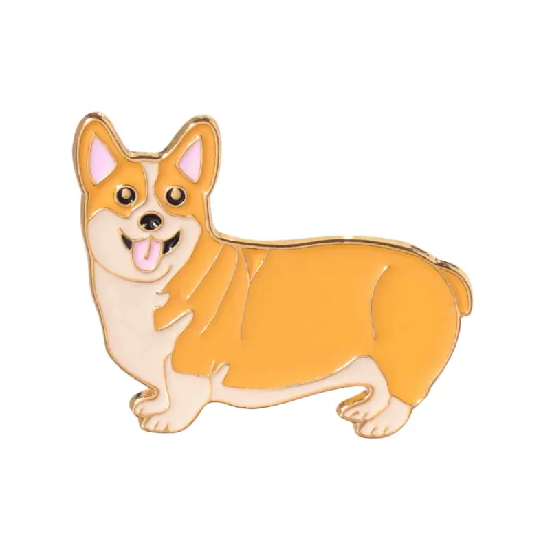 Pencil sharpener, 5x3 cm, metal, orange, Corgi, Dog ,image-0