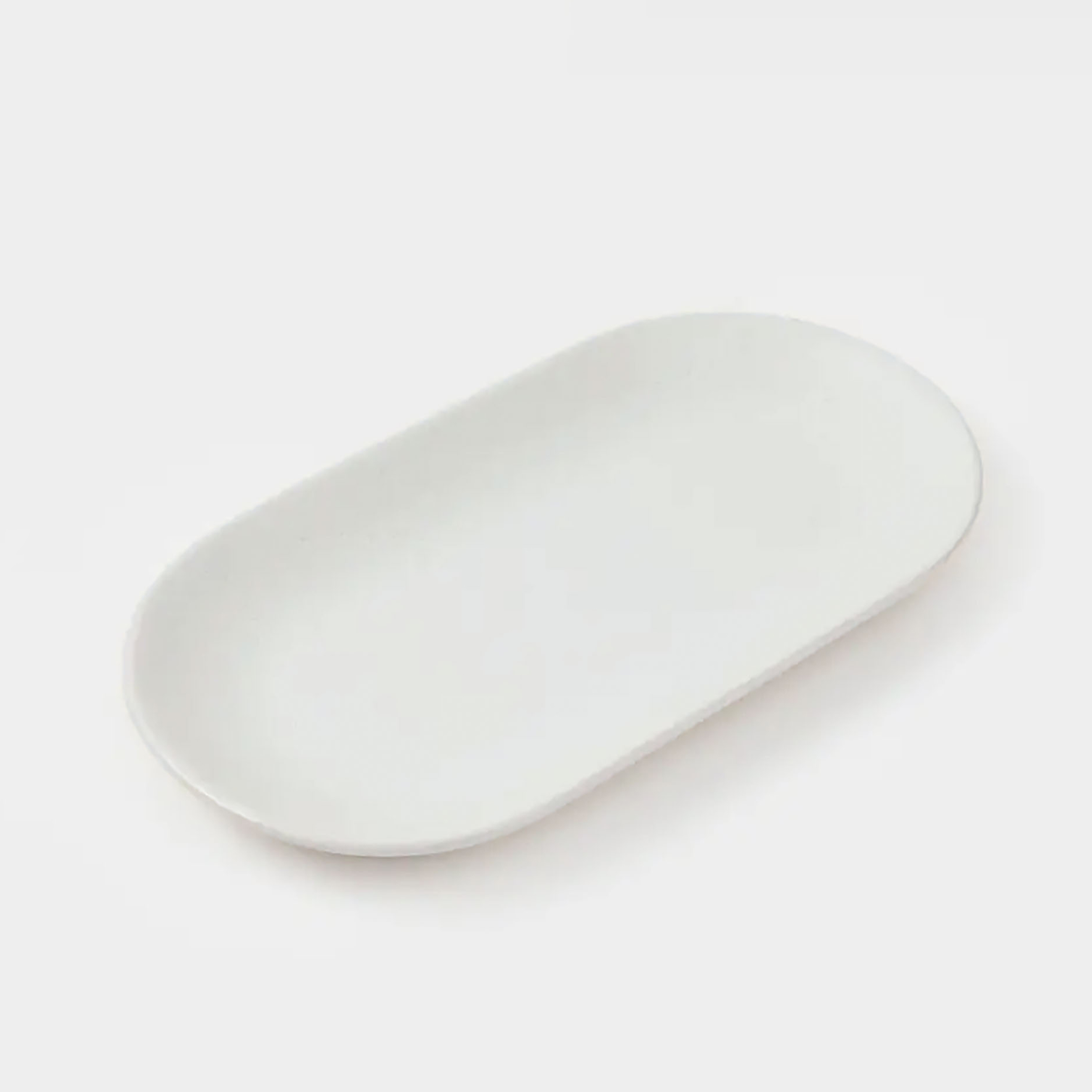 Dish, 25x13 cm, ceramic, oval, milk, speckled, Particle, image-0