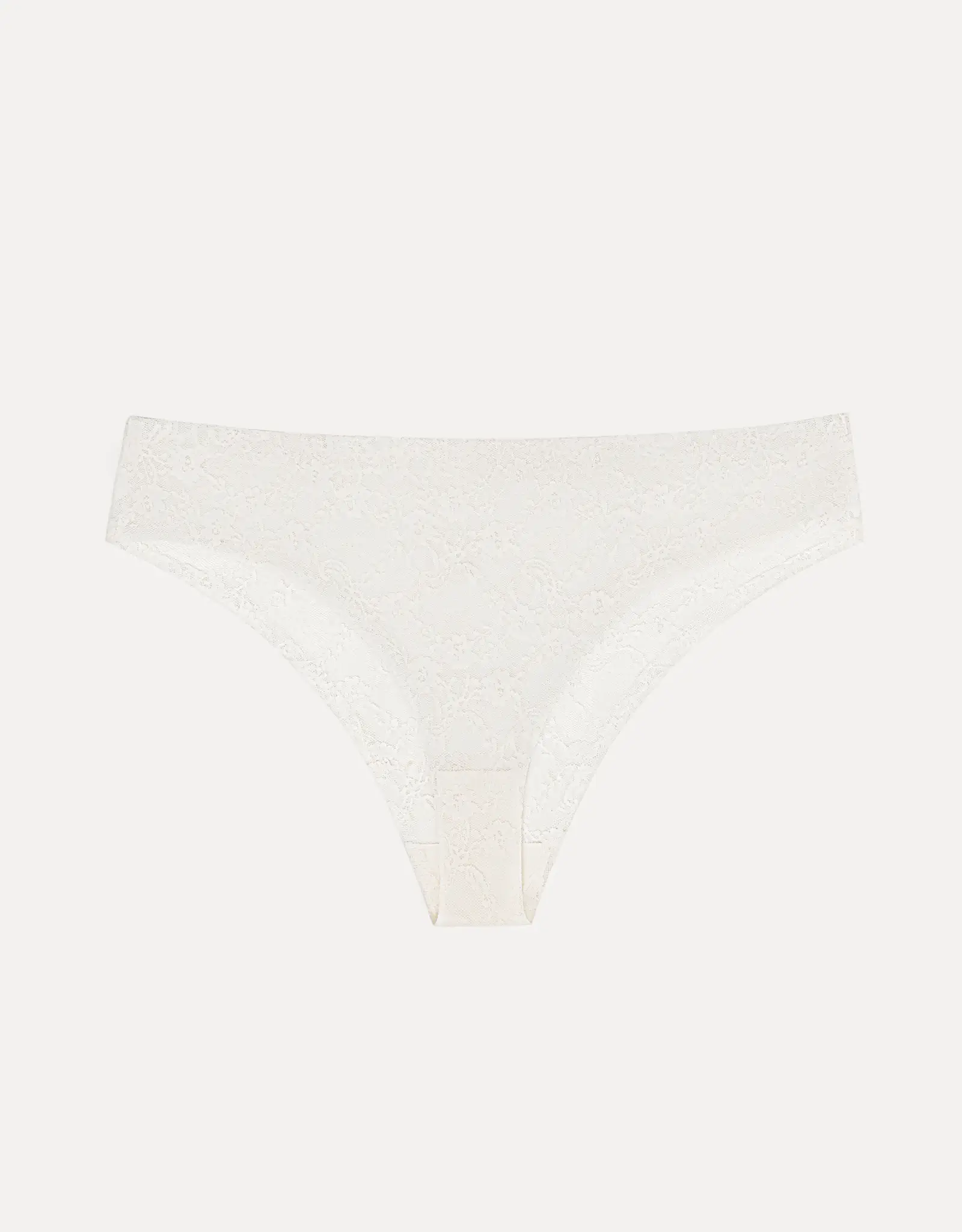 Women's underwear, size L, nylon/spandex, lace, milky, Brasiliana, Lacie