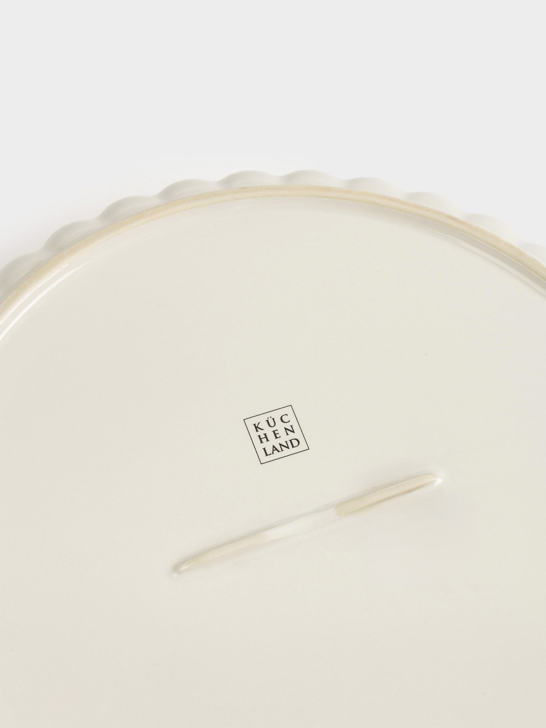 Baking dish, 25 cm, ceramic, round, milky, Cakes ivory, image-8