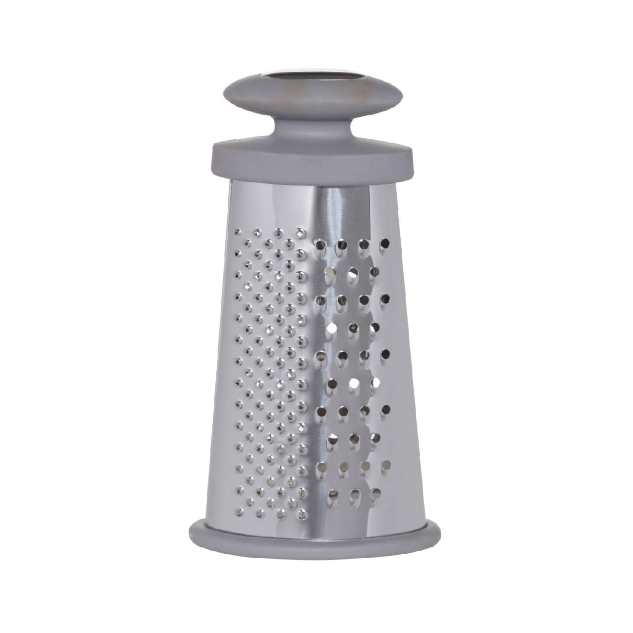 Grater, 15 cm, two-sided, steel / plastic, grey, Thin