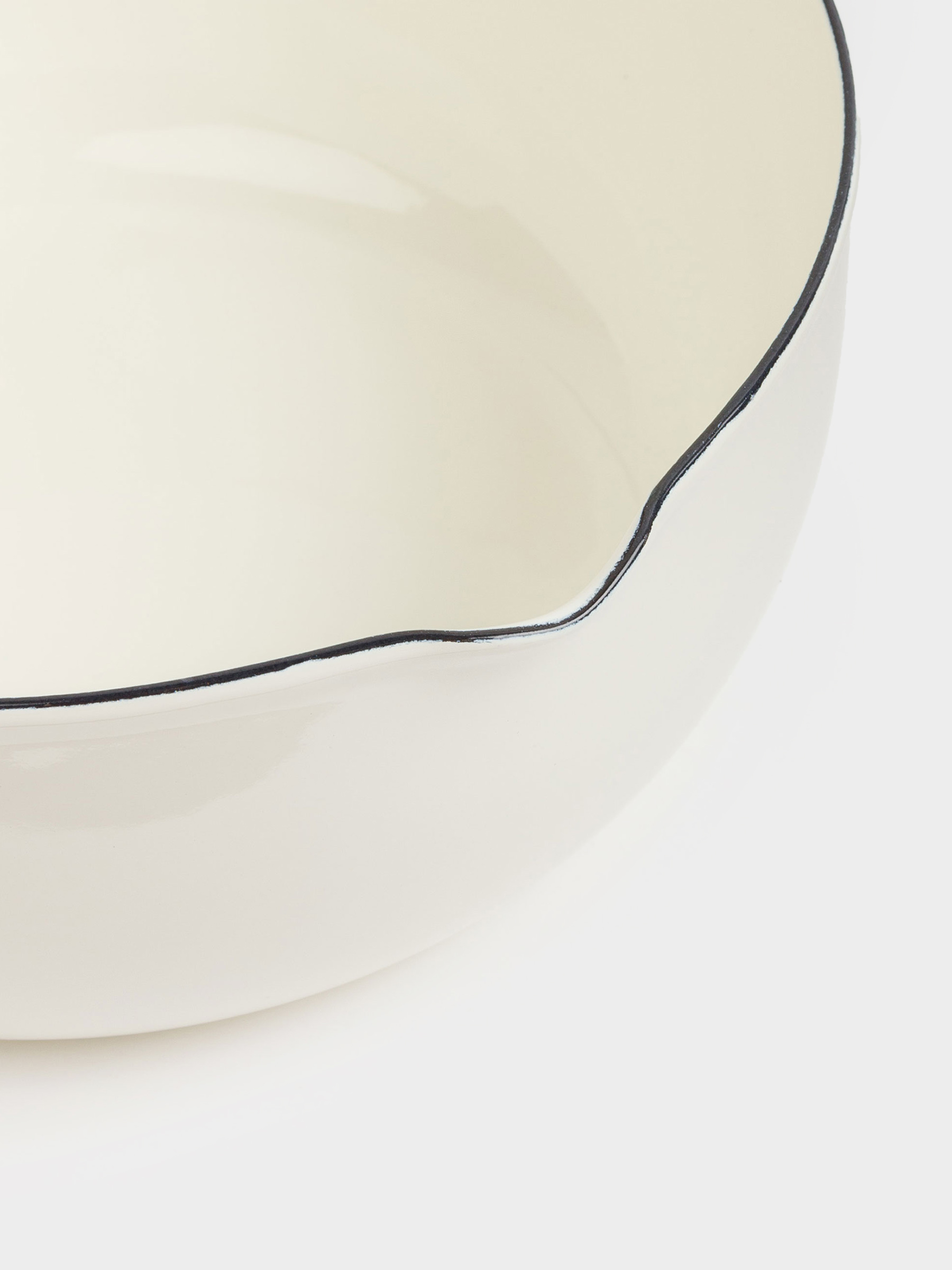 Bucket, 18 cm, 1.6 l, enameled metal/wood, milk, Nostalgia, image-5