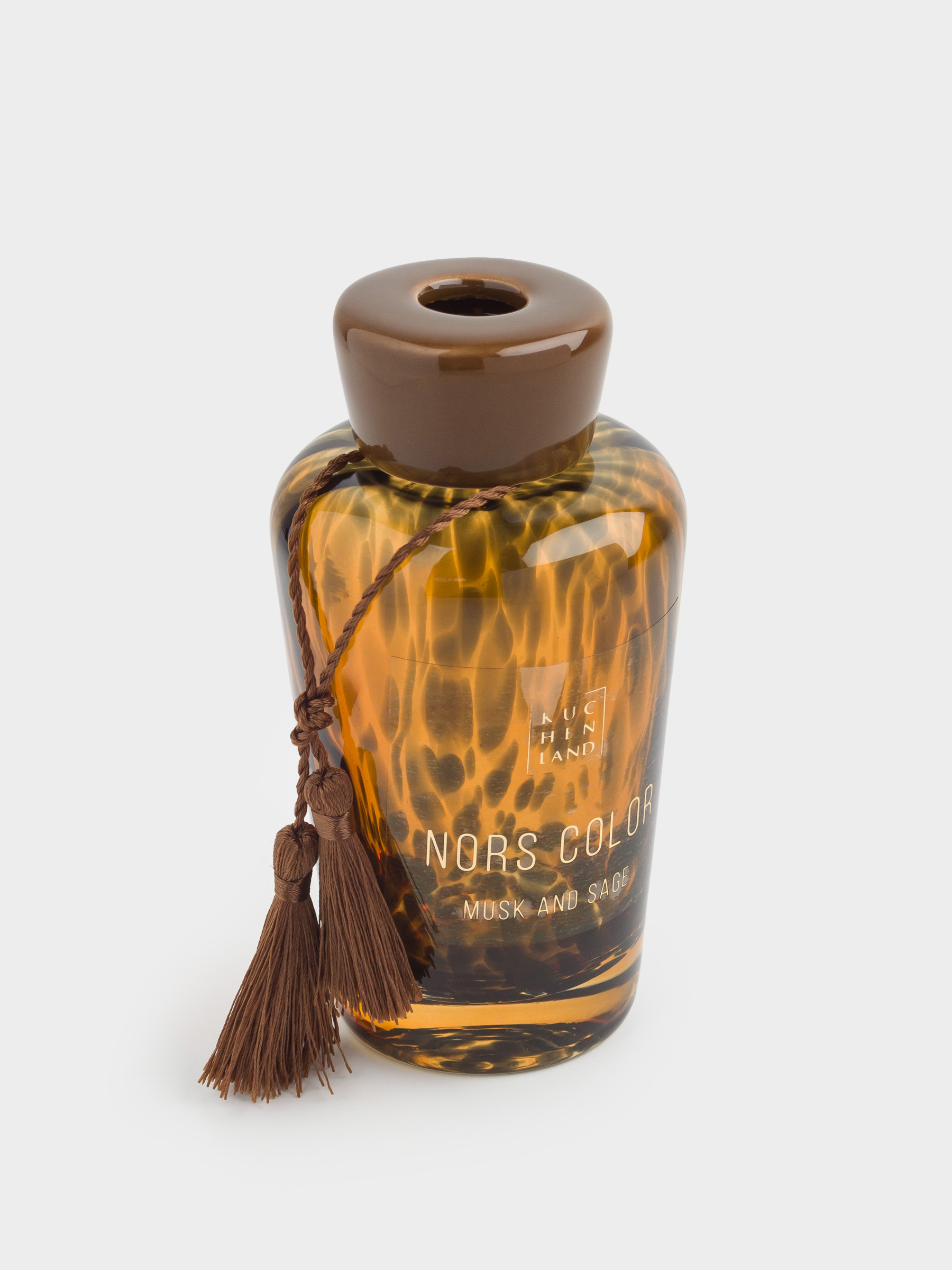 Aroma diffuser, 200 ml, with fringe, Musk and Sage, Animal pattern, Nors color, image-1