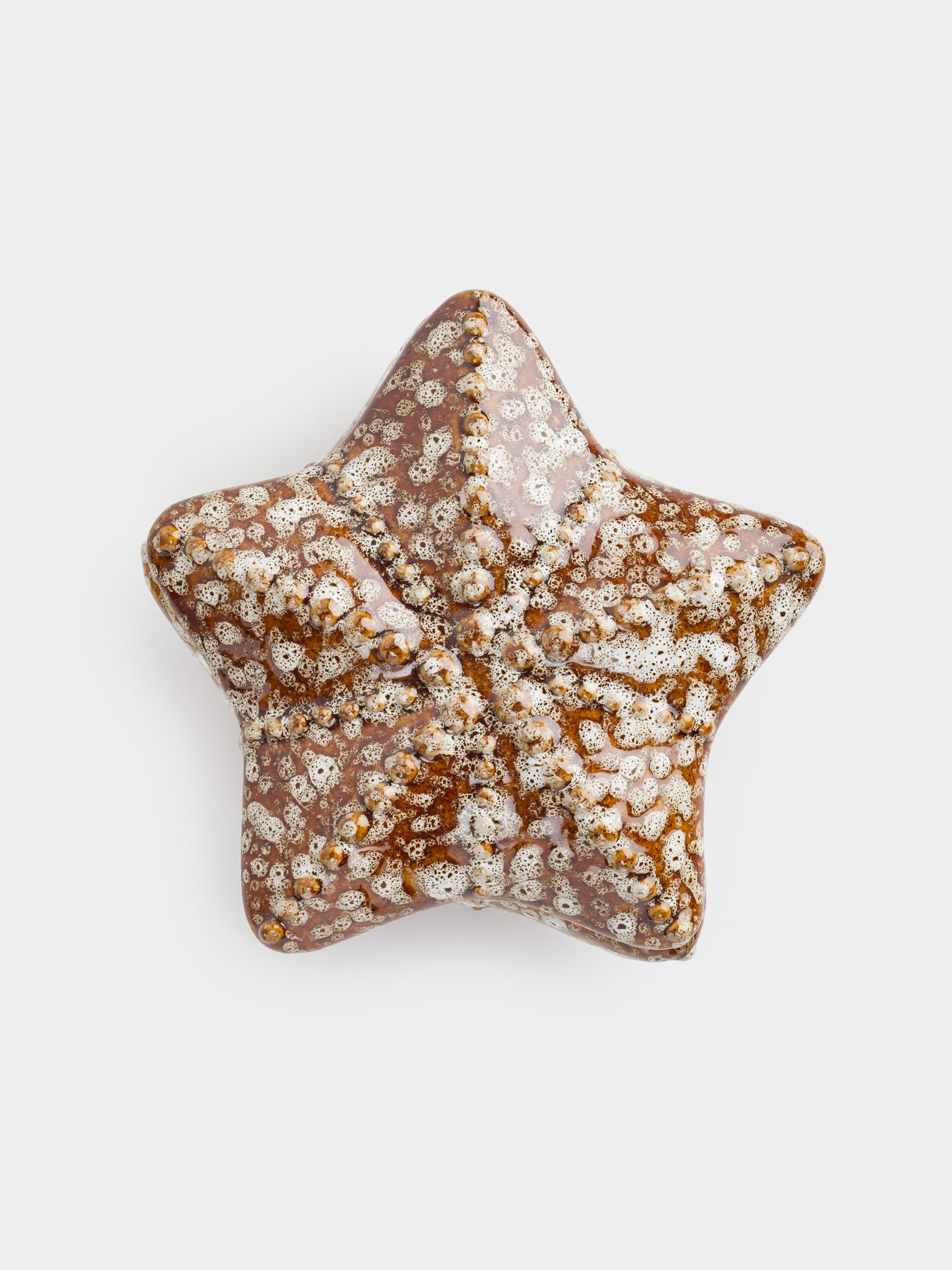 Jewelry box, 11x5 cm, ceramic, brown, Star, Seaside, image-2