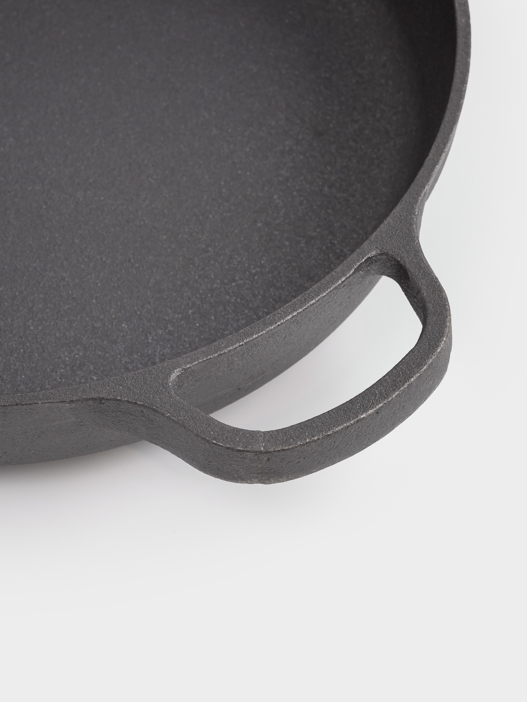 Frying pan, 24 cm, cast iron / wood, black, Authentic, image-4