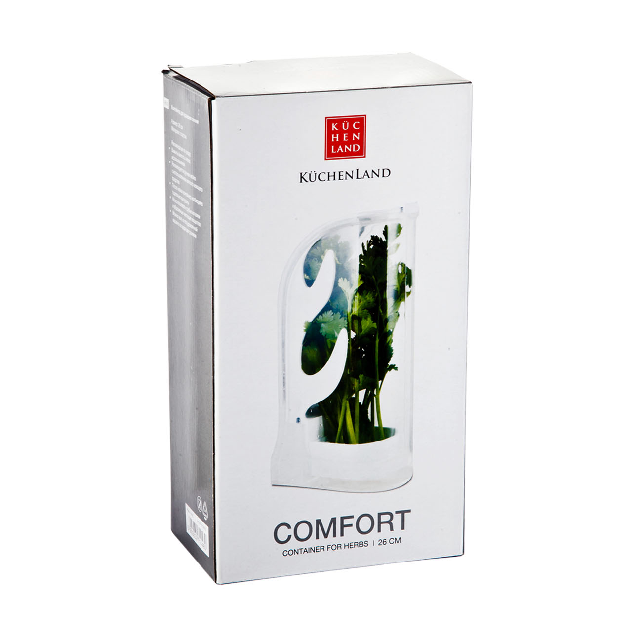 Green storage container, 26 cm, Comfort