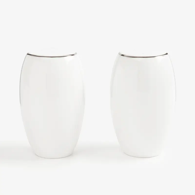 Salt and pepper set, 8 cm, porcelain F, Antarctica ,image-0
