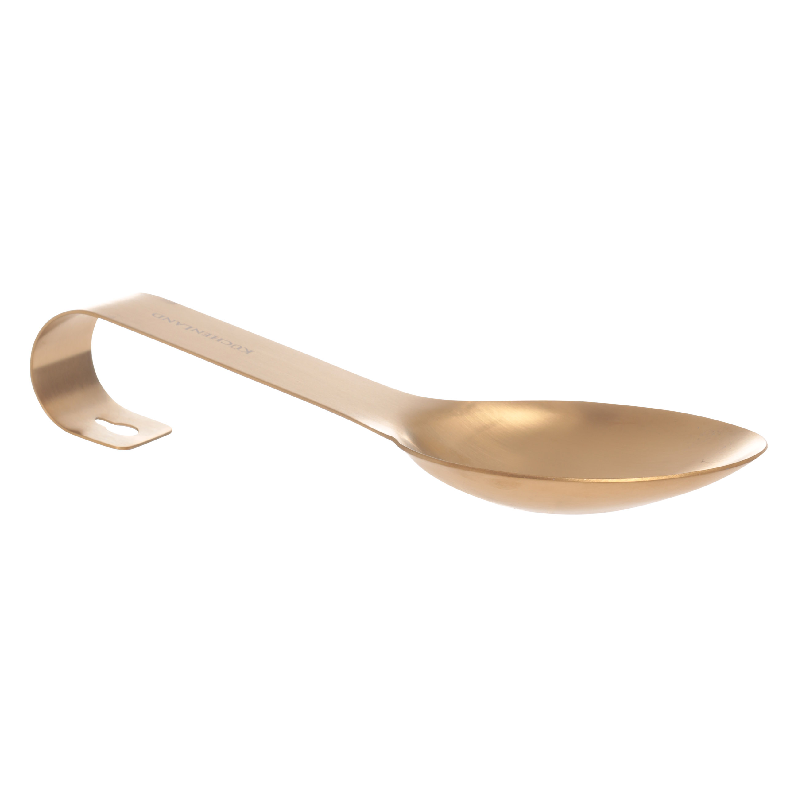 Spoon stand, 25 cm, steel, gold, Device Gold